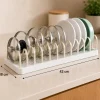 D_NQ_NP_2X_787012-MLA113950324862_072026-F Organizador de Tampas para Panelas Bugishop de Polipropileno Creme
